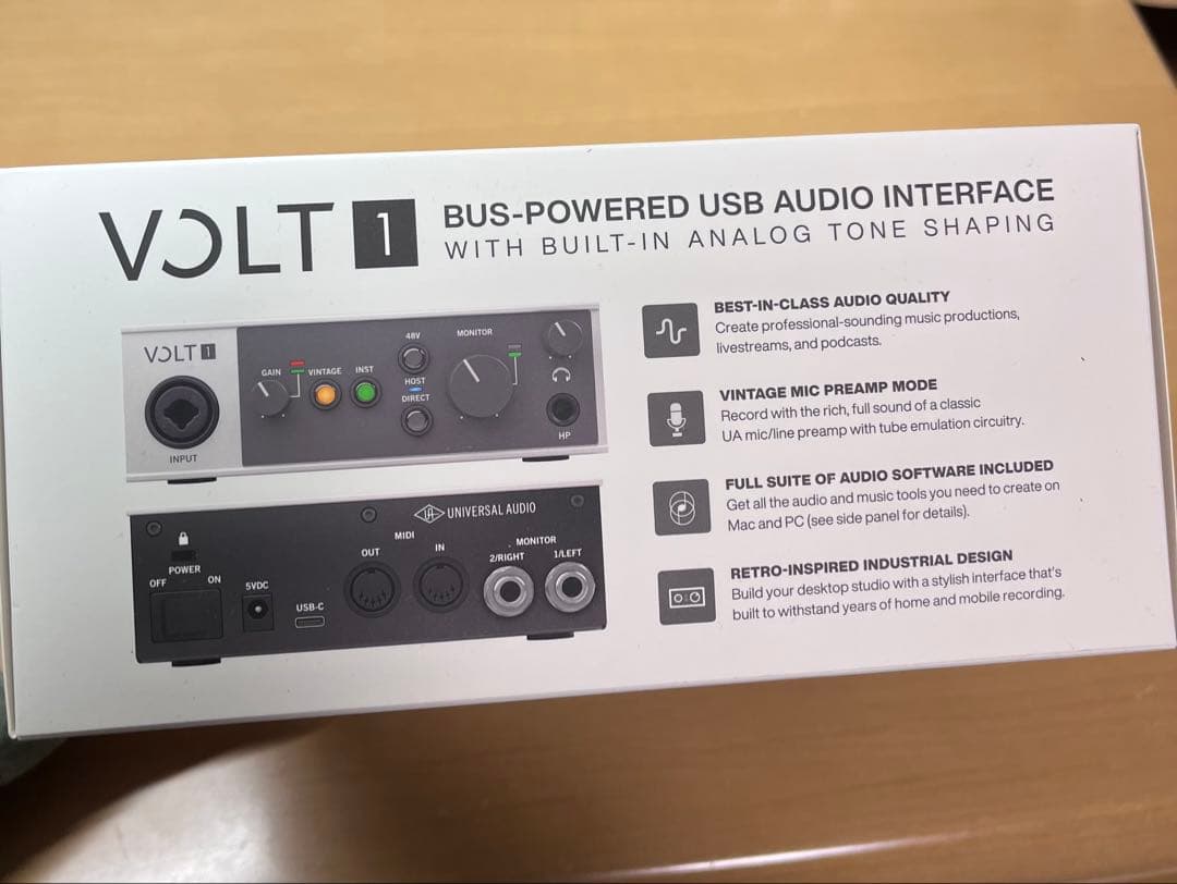 VOLT 1 USBオーディオインターフェイス