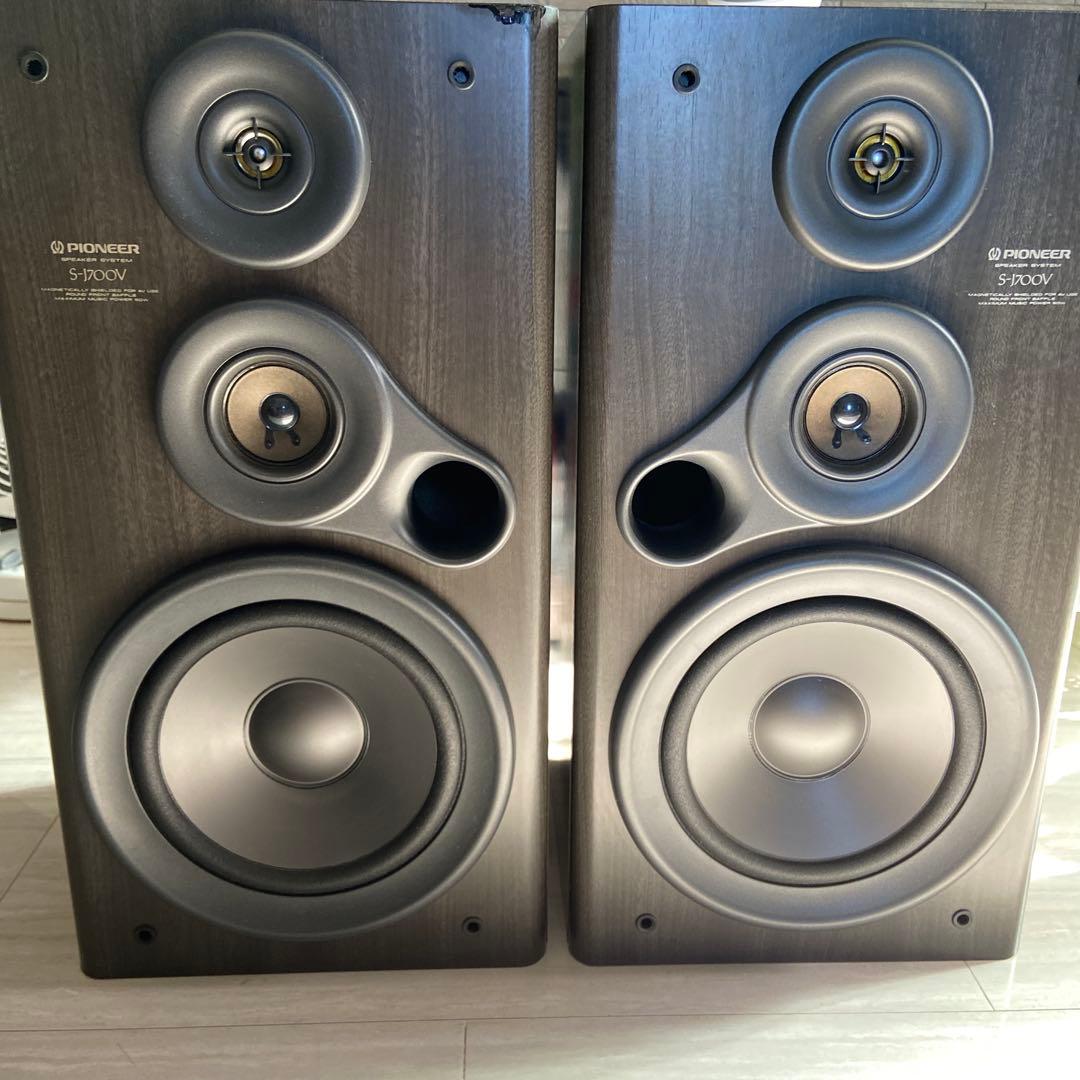 PIONEER 3ウェイスピーカー S-J700V 動作確認済み 2本セット