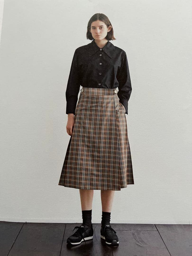 マーガレットハウエル　チェックスカート