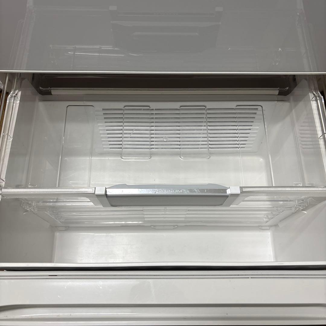 日立XG4300H冷蔵庫 ホワイト 430L 両開き 2017年製 真空チルド