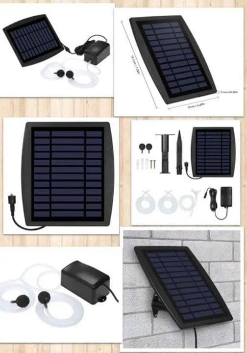 【❤ソーラー充電式で電気代0円♪❤屋外の魚の水槽・魚釣りに最適❣】水中ポンプ