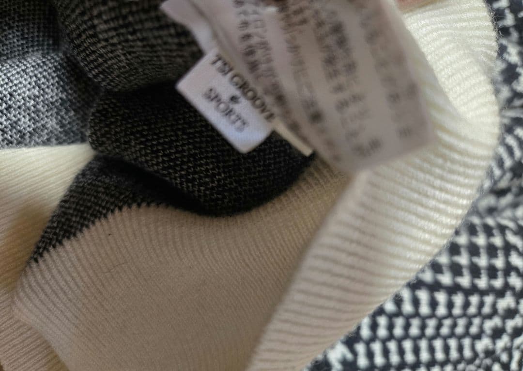 ❣️美品❣️パーリーゲイツPEARLY GATESチェック柄ニットセーター★0