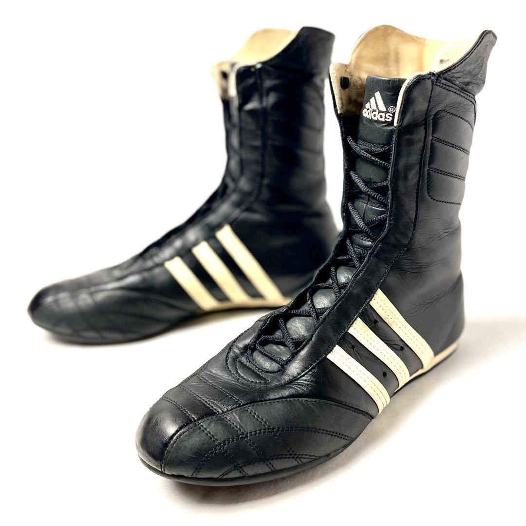 【希少】25.5cm adidas ボクシングシューズ レスリングシューズ