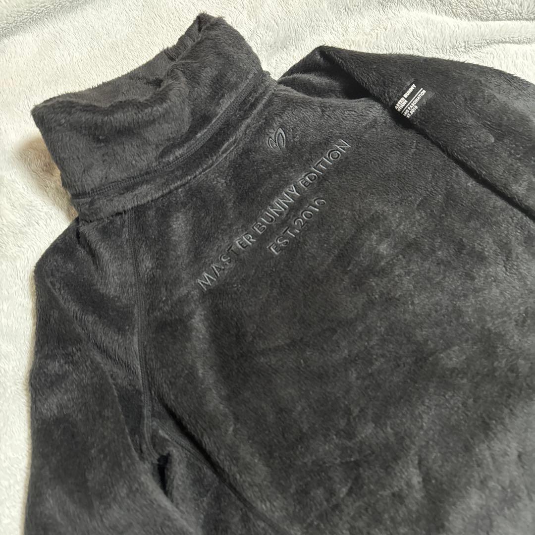 マスターバニー トップス フリース モックネック 黒 防寒 冬服