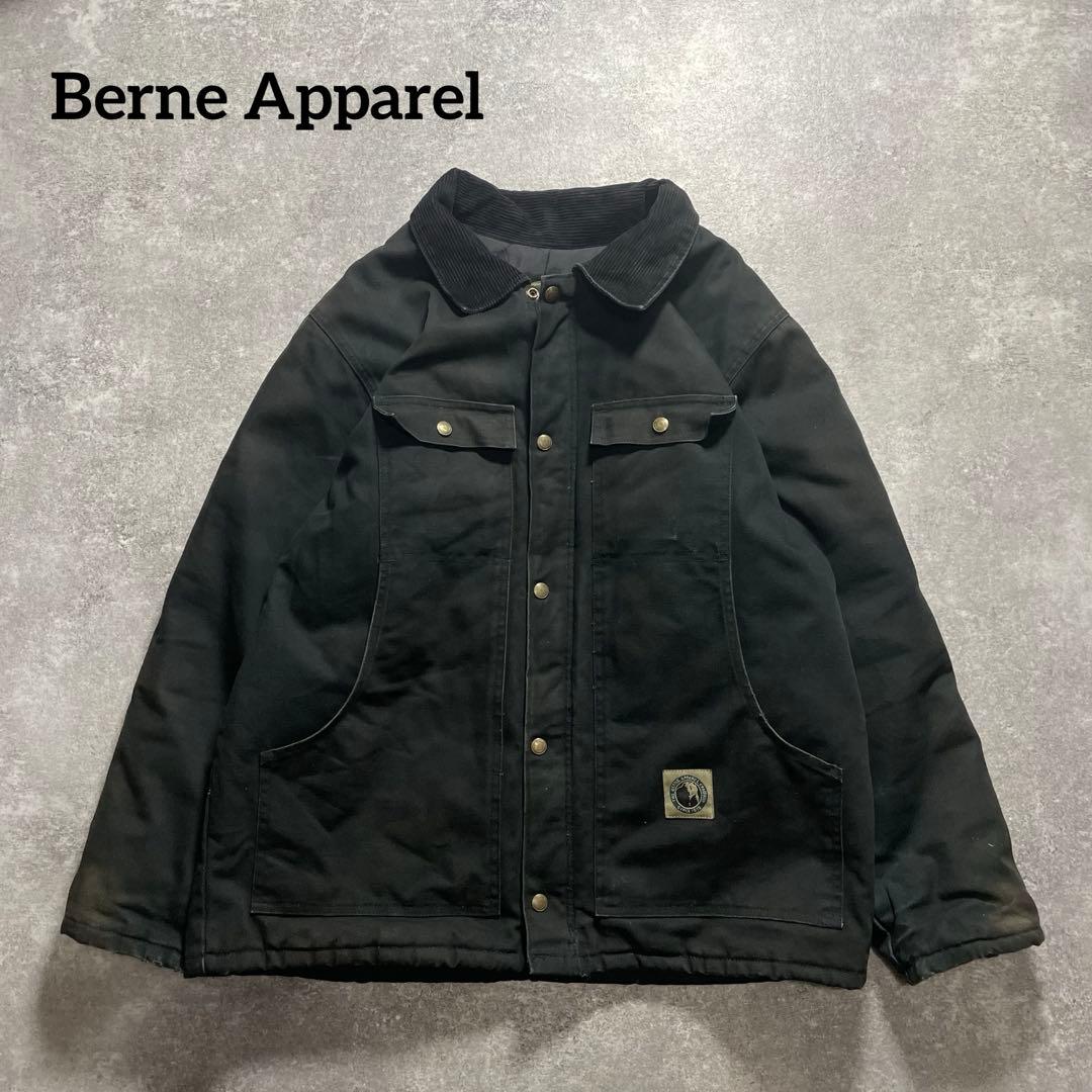 Berne Apparel ワークジャケット ダック地 フェード ブラック