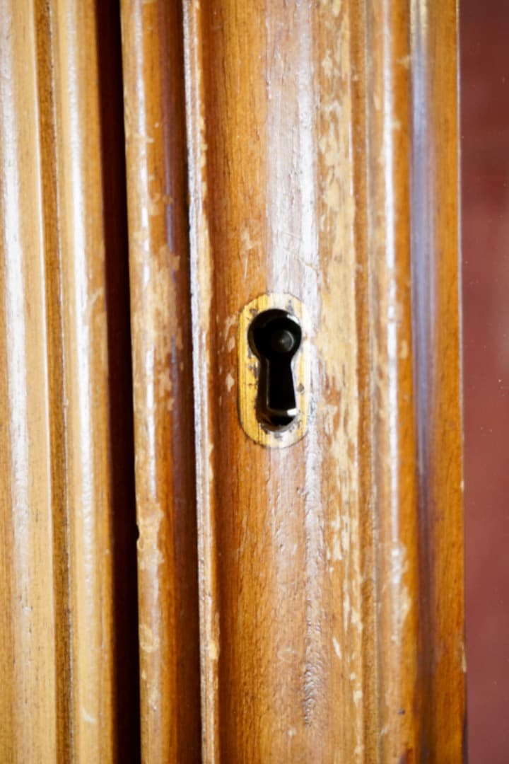 ケ*ー様 イタリア アンティーク 高級輸入家具 ガラスキャビネット