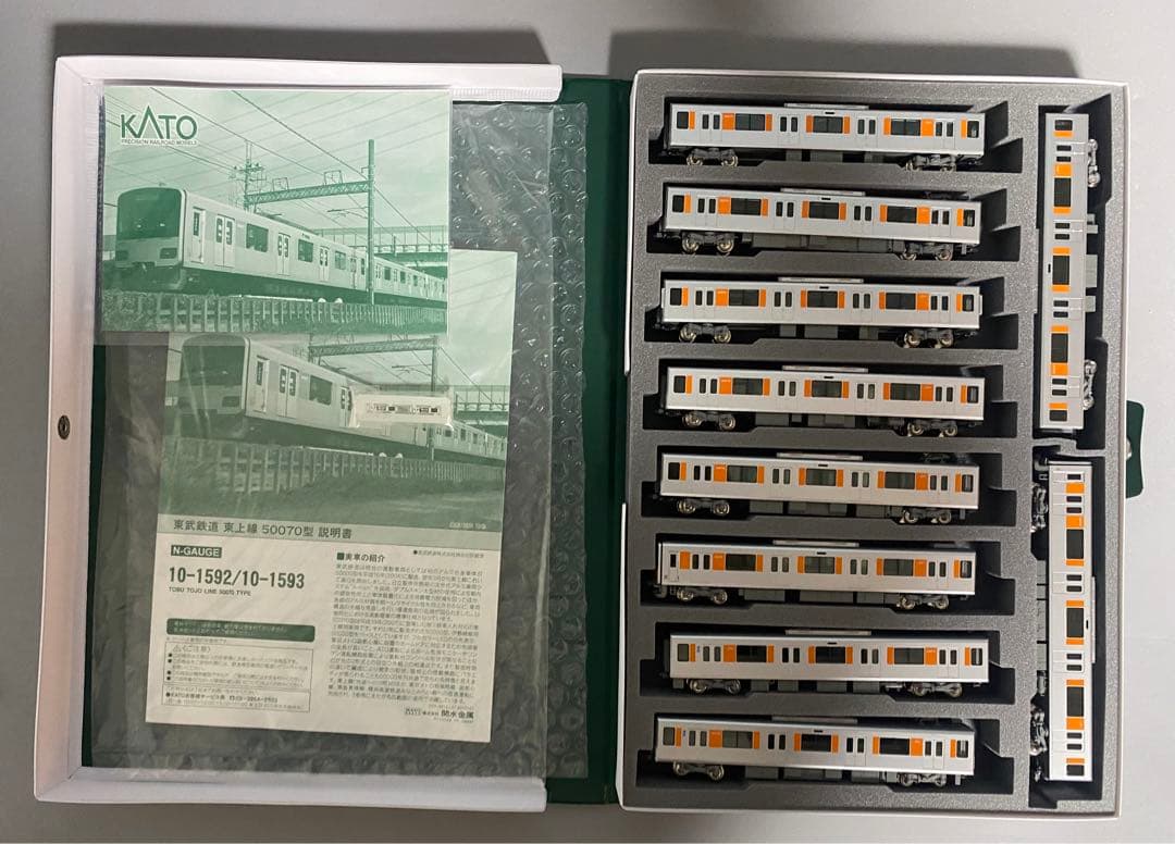 KATO 10-1592 / 10-1593 東武鉄道 東上線 50070型