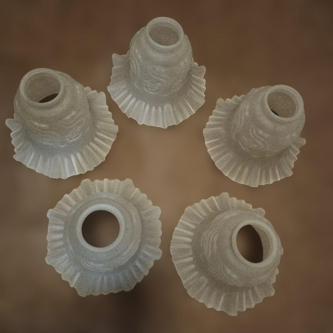 KISHIMA フリルランプ 5灯 シャンデリアGEM-859C キシマ