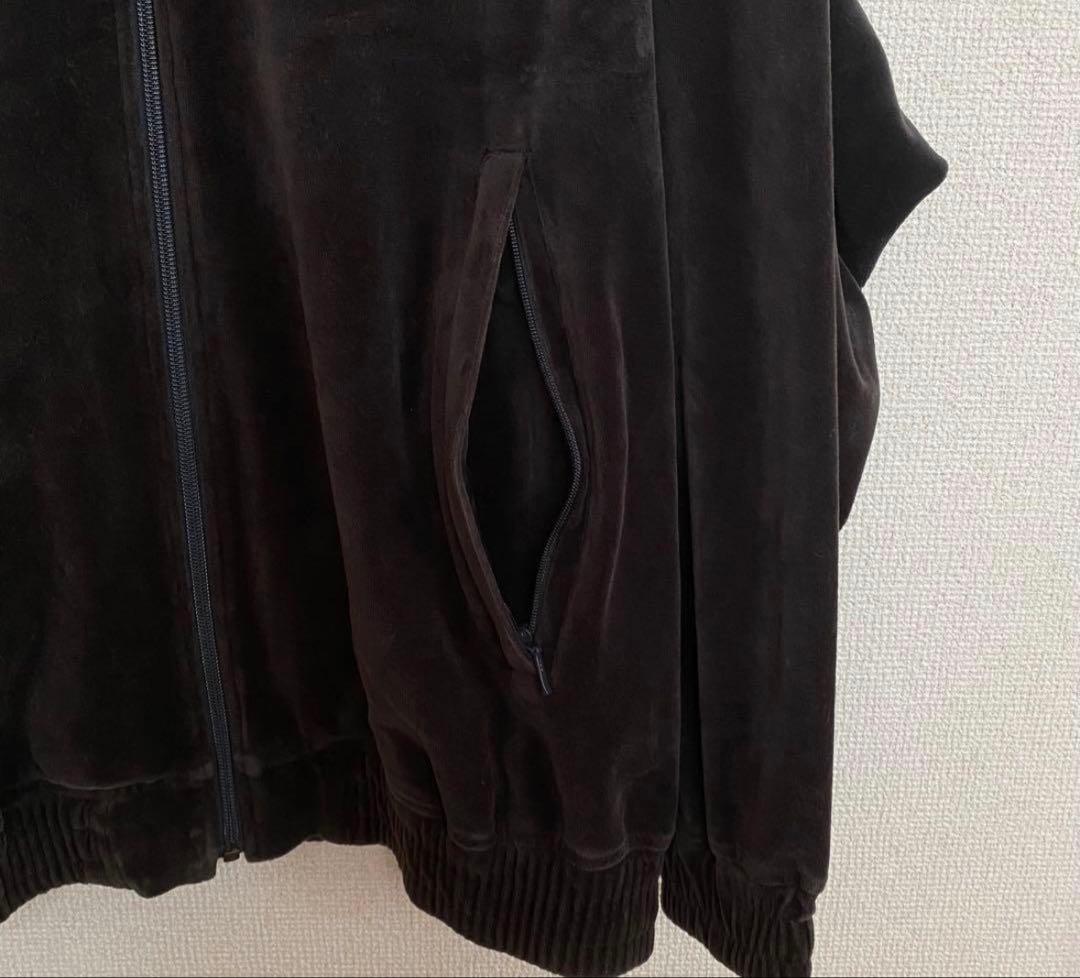 【美品】FreshService フレッシュサービス ベロア ジャージーブルゾン