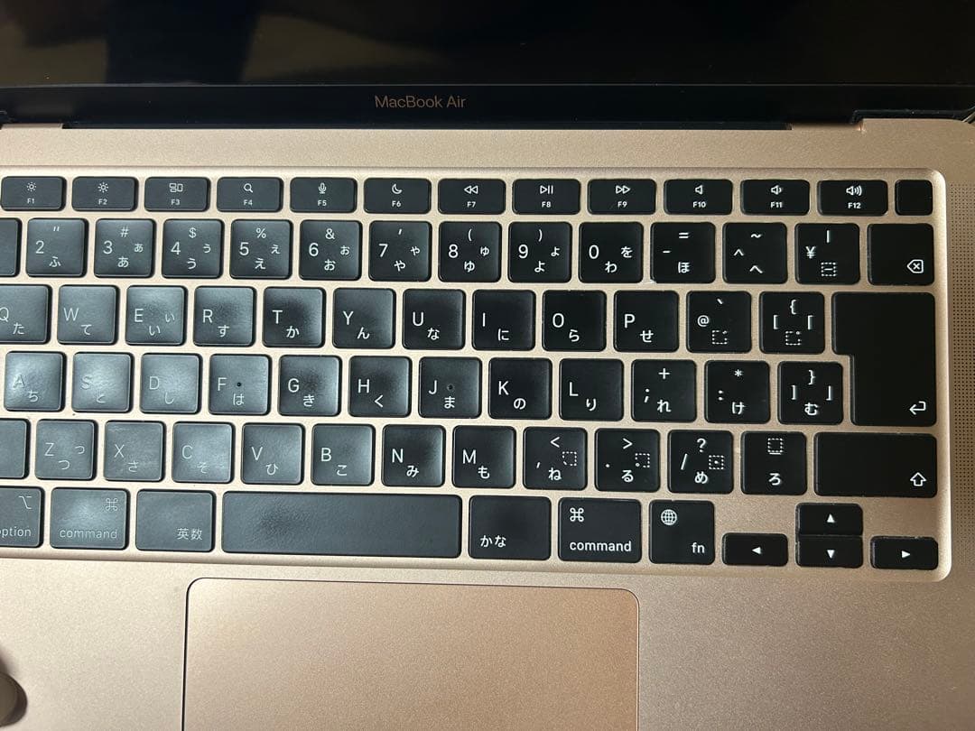 【付属品有、本体美品】MacBook Air M1 ゴールド 16GB 1TB