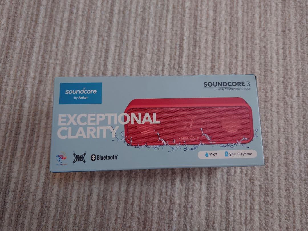 コカ・コーラ 非売品 ワイヤレススピーカー SOUNDCORE3 レッド