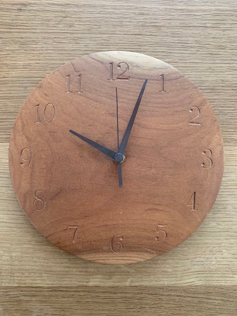 木製掛け時計 三谷龍二