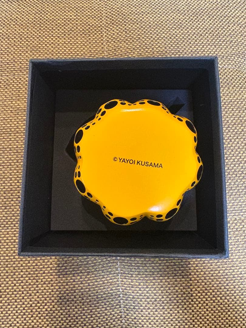 草間彌生南瓜オブジェ　黄_Yayoi Kusama YELLOW PUMPKIN