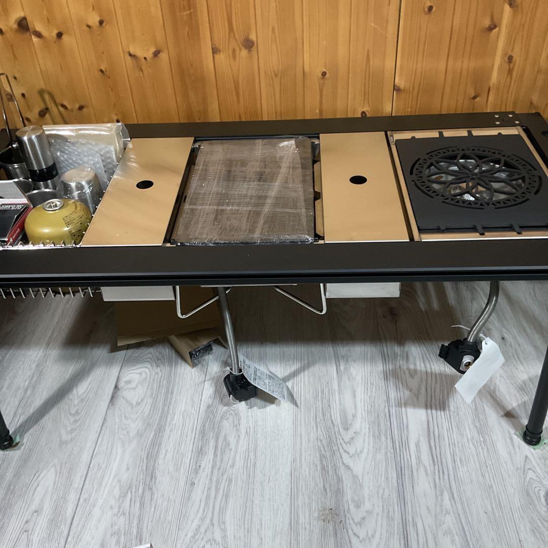 ステンボックスハーフユニット & メッシュトレー 1unit 深型 スノーピーク