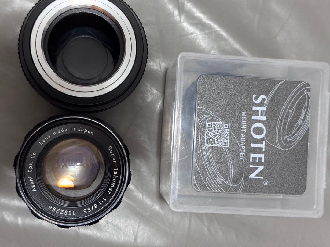 SuperTakumar 55 f1.8レンズ shoten m42-NZセット