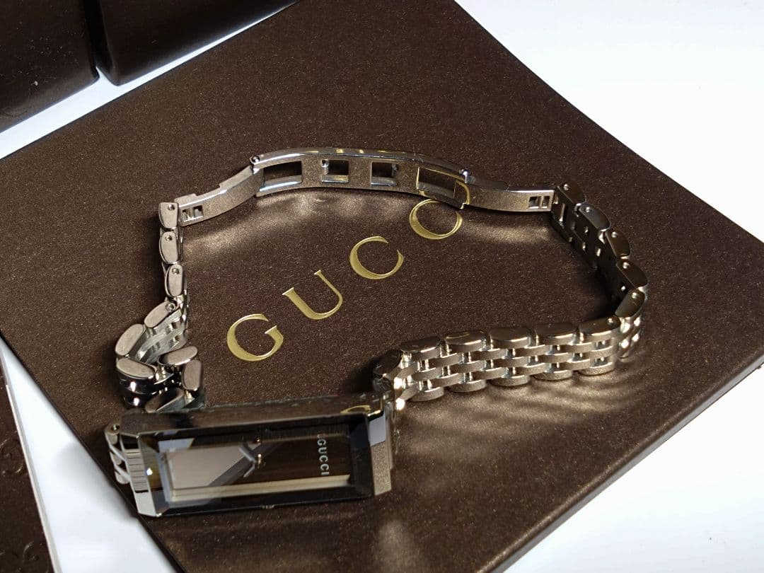 稼働品 GUCCI グッチ 127.5 QZ レディース 腕時計