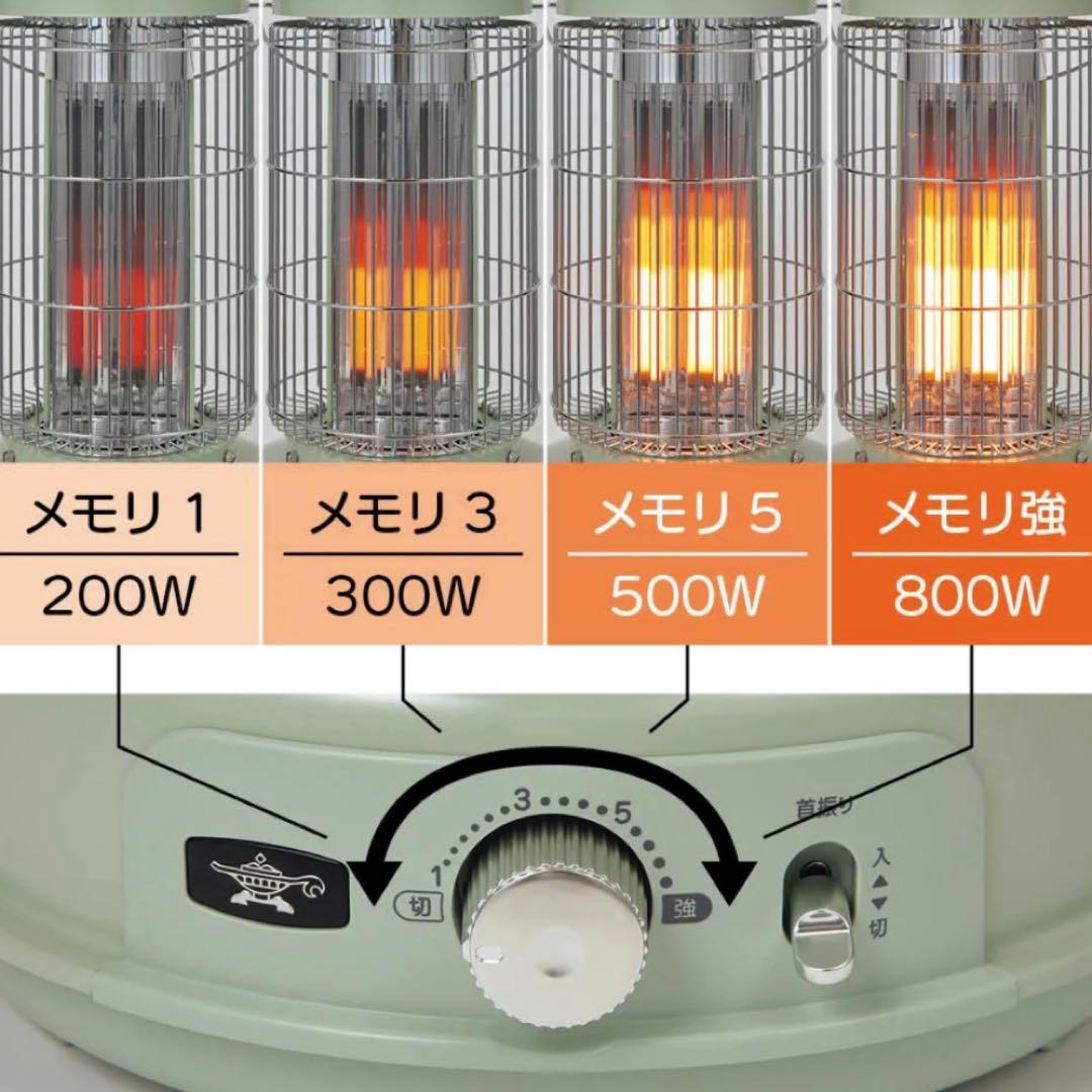 アラジン グラファイトフレームヒーター AEH-GF80A(W) 電気ストーブ