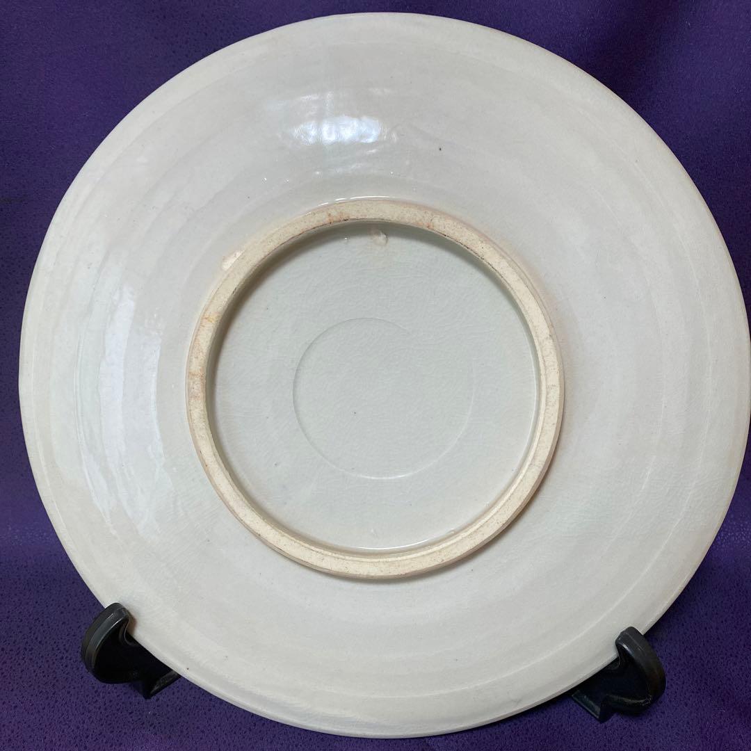 絵皿　京峯御蔵山作