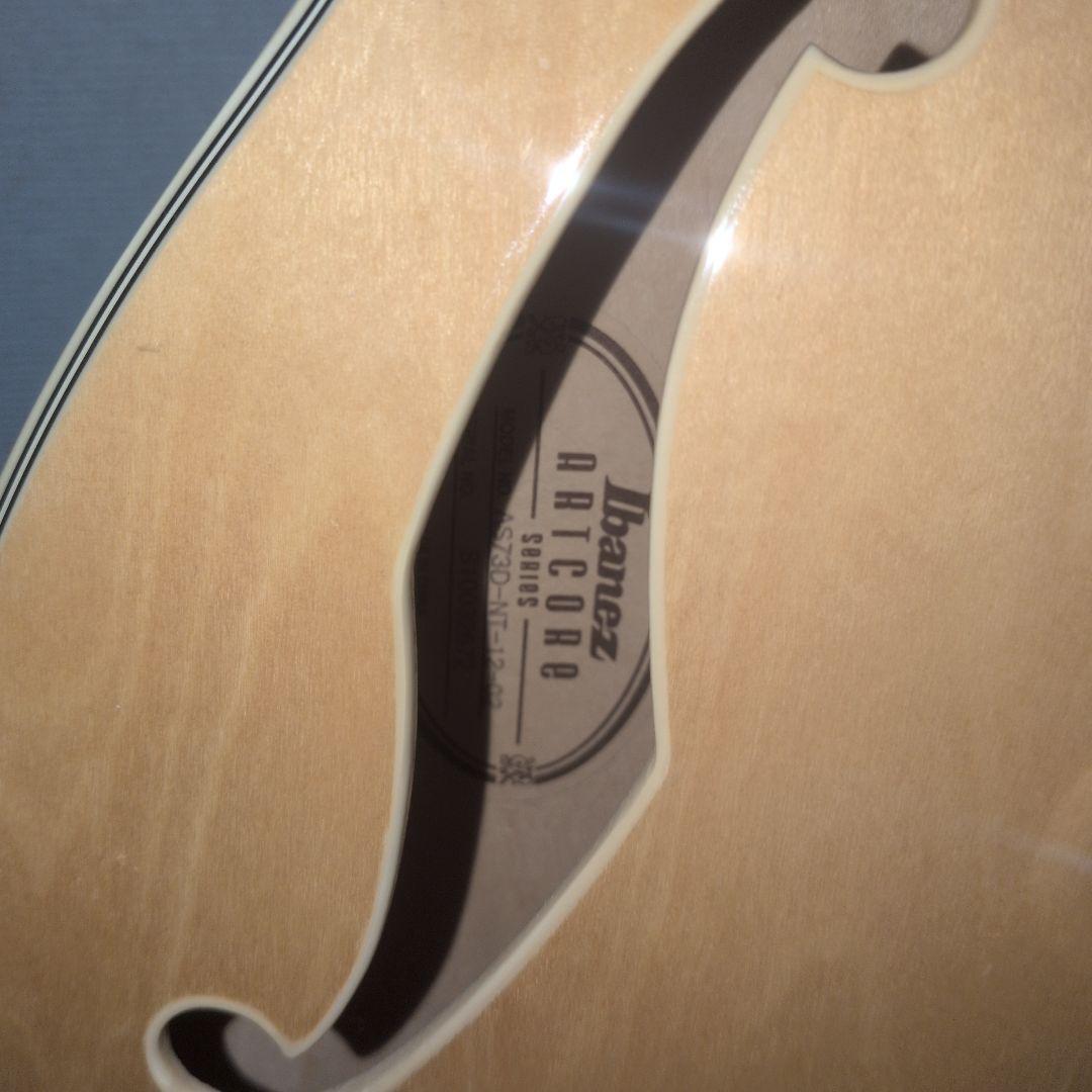 Ibanez AS73D-NT-12-02　セミアコースティックギター　セミアコ