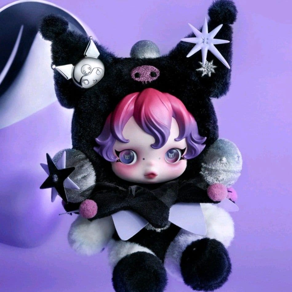 POPMART SKULLPANDA ×マイメロ、クロミ ぬいぐるみペンダント