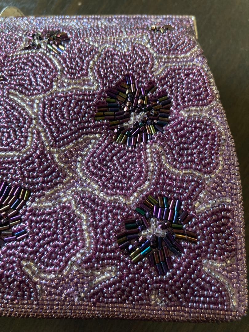 和装　ビーズ刺繍 ハンドバッグ　昭和レトロ　アンティーク