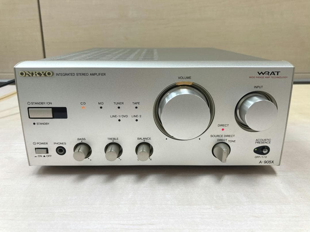 ★整備済み★ONKYO　A-905X　動作良好　取説あり　上美品⑥