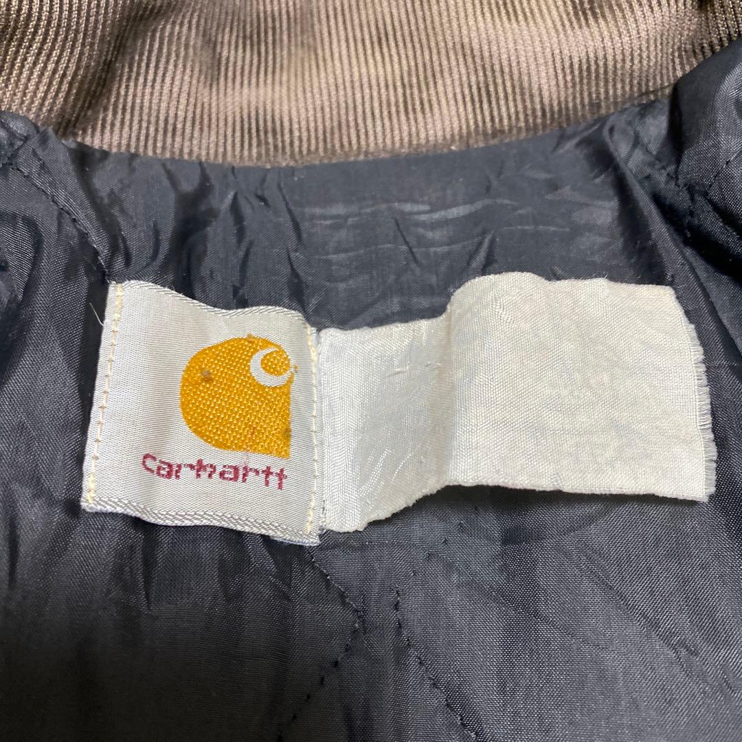 90s 古着 カーハート ダック地 ジャケット ビッグシルエット ロゴタグ