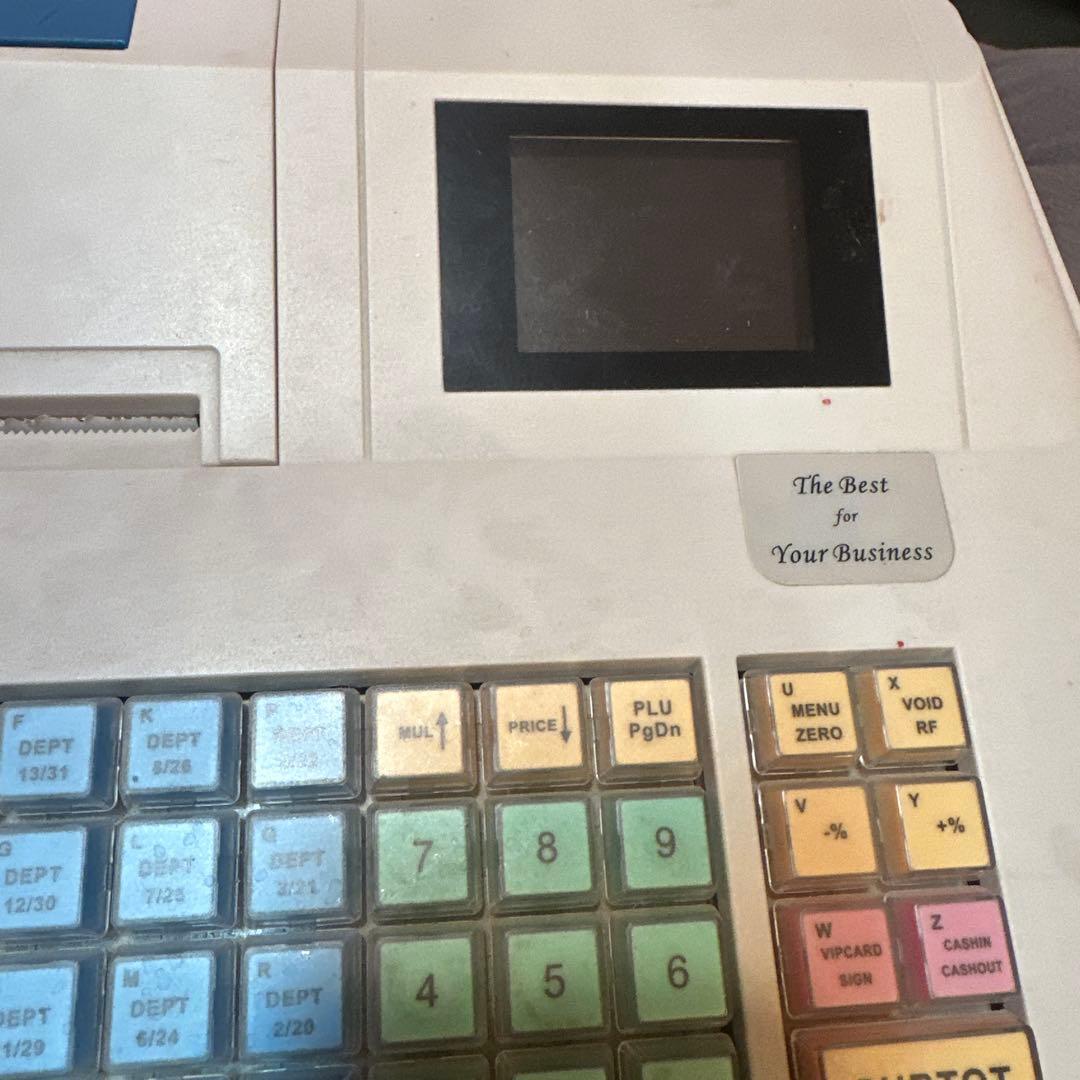 ホワイトレジスター デジタルディスプレイ付き