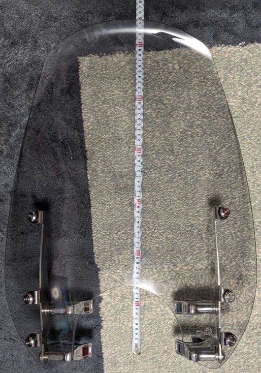 値下げ　ハーレー　純正　デタッチャブルシールド　超美品　49mm