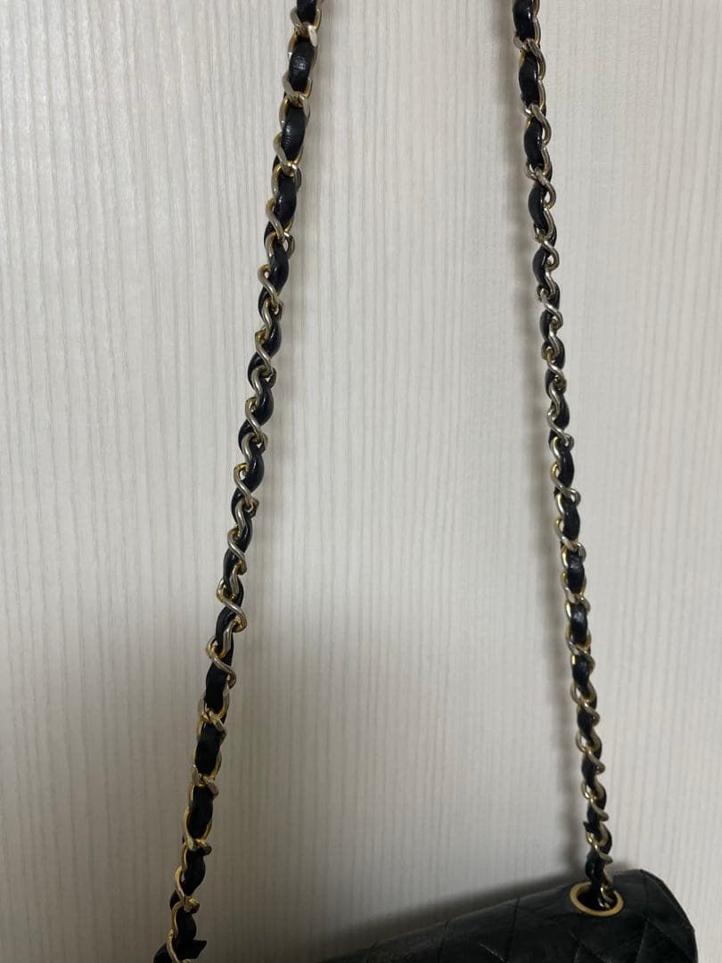 CHANEL 黒 キルティング ショルダーバッグ
