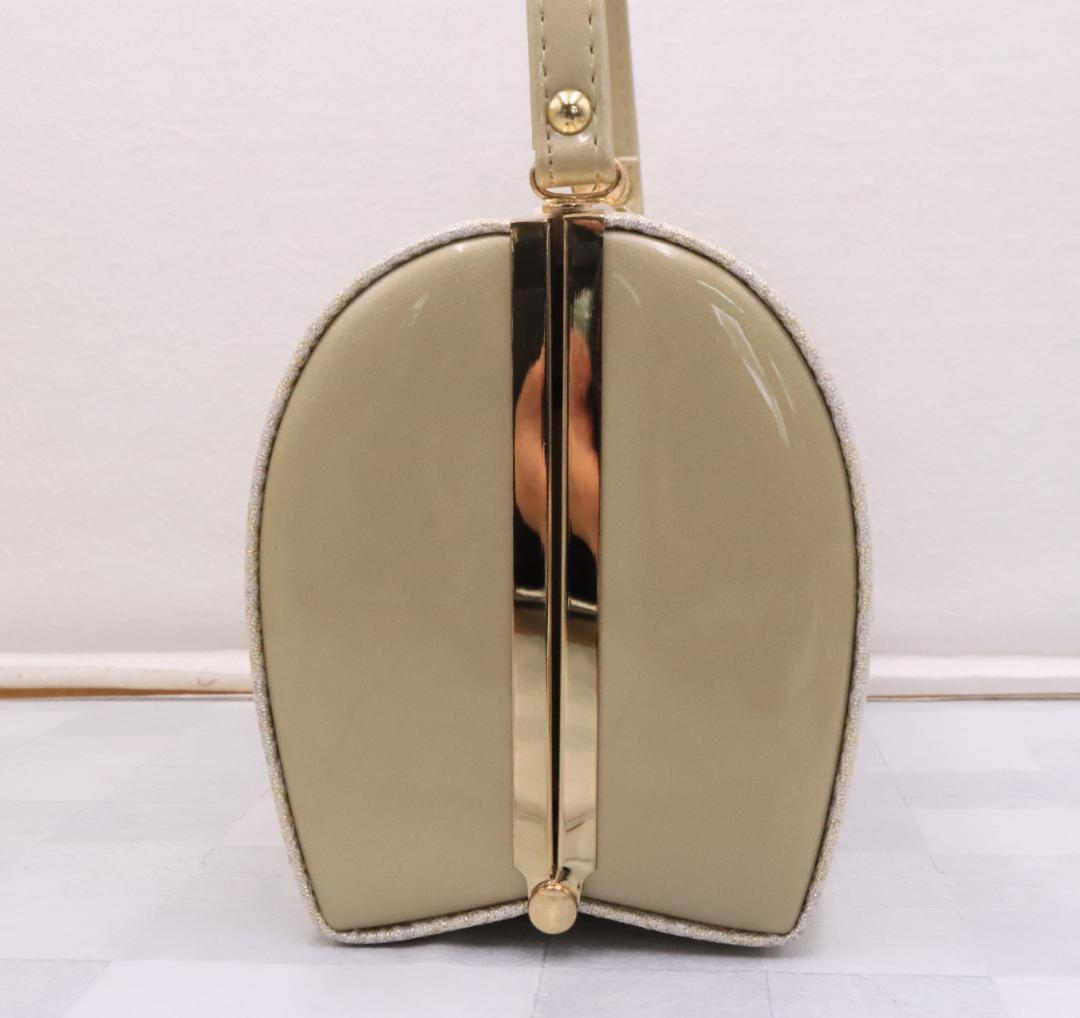 ◇未使用 和装バッグ 草履セット ゴールド系カラー 着物 小物