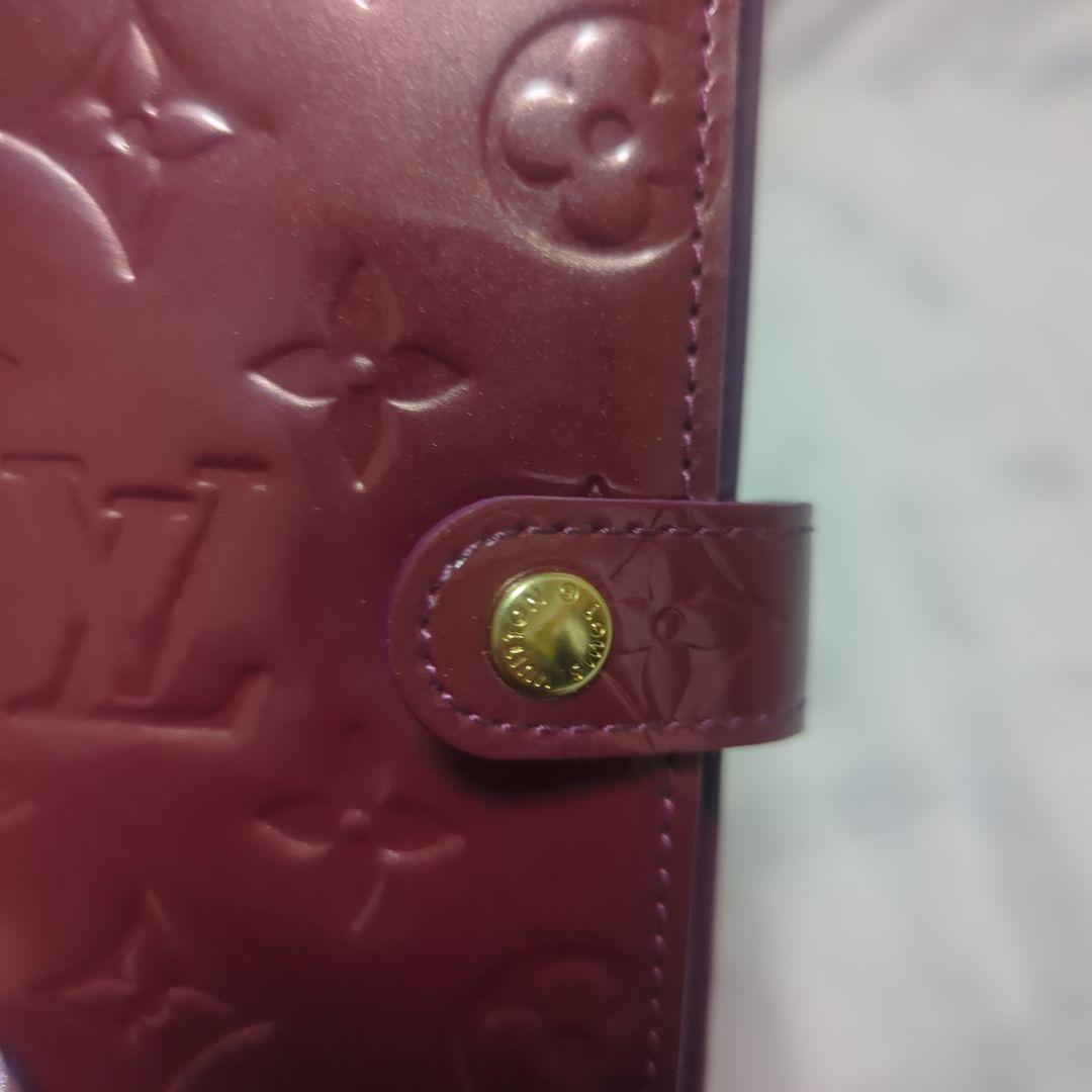 Louis Vuitton ルイヴィトン 手帳カバー ヴェルニ 6穴式 エナメル