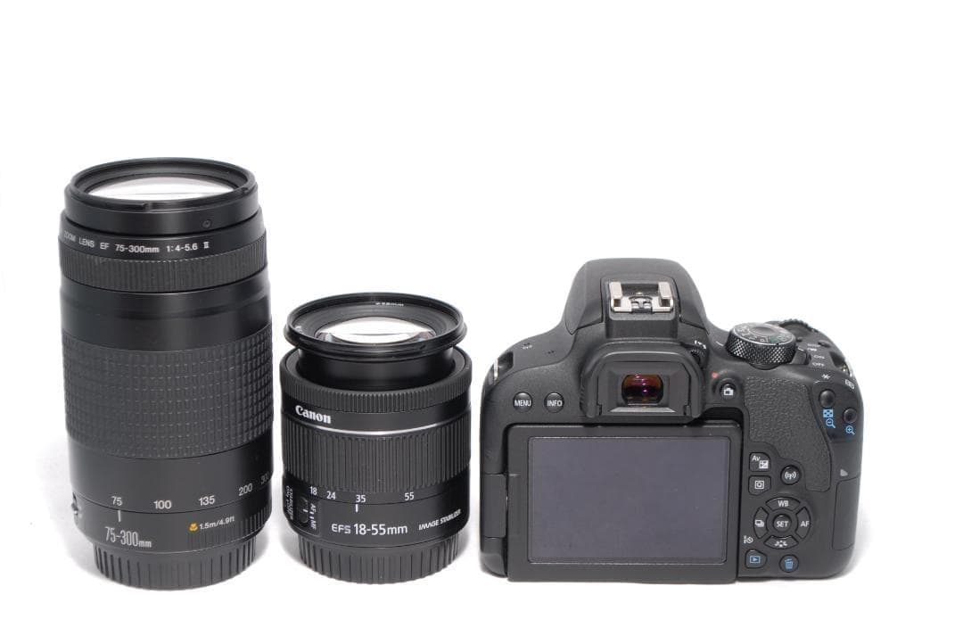 ✨Canon kiss X9i✨Wレンズ✨高速手ブレ補正＆超望遠✨一眼レフ✨