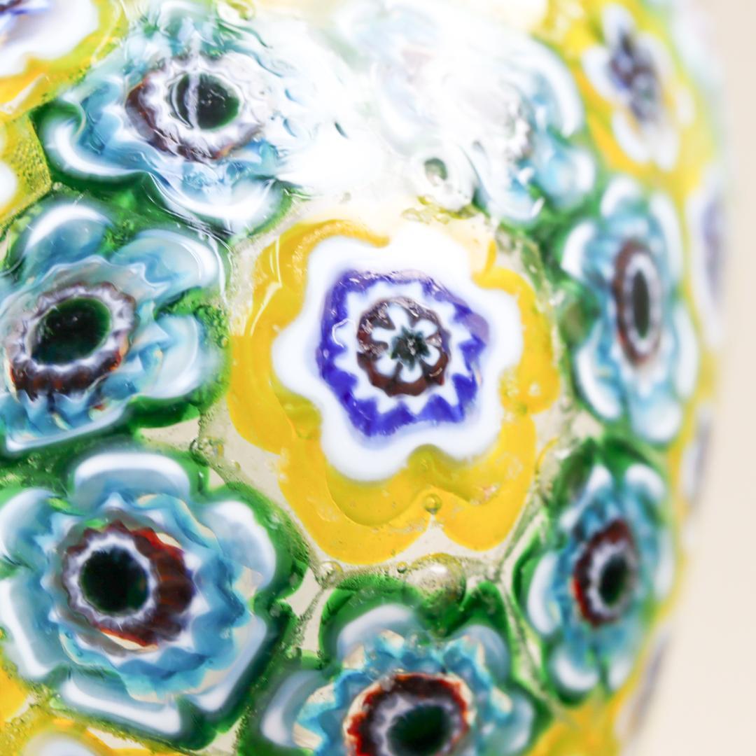 ベネチアンガラス Murano Glass ミルフィオリ カメ ペーパーウエイト