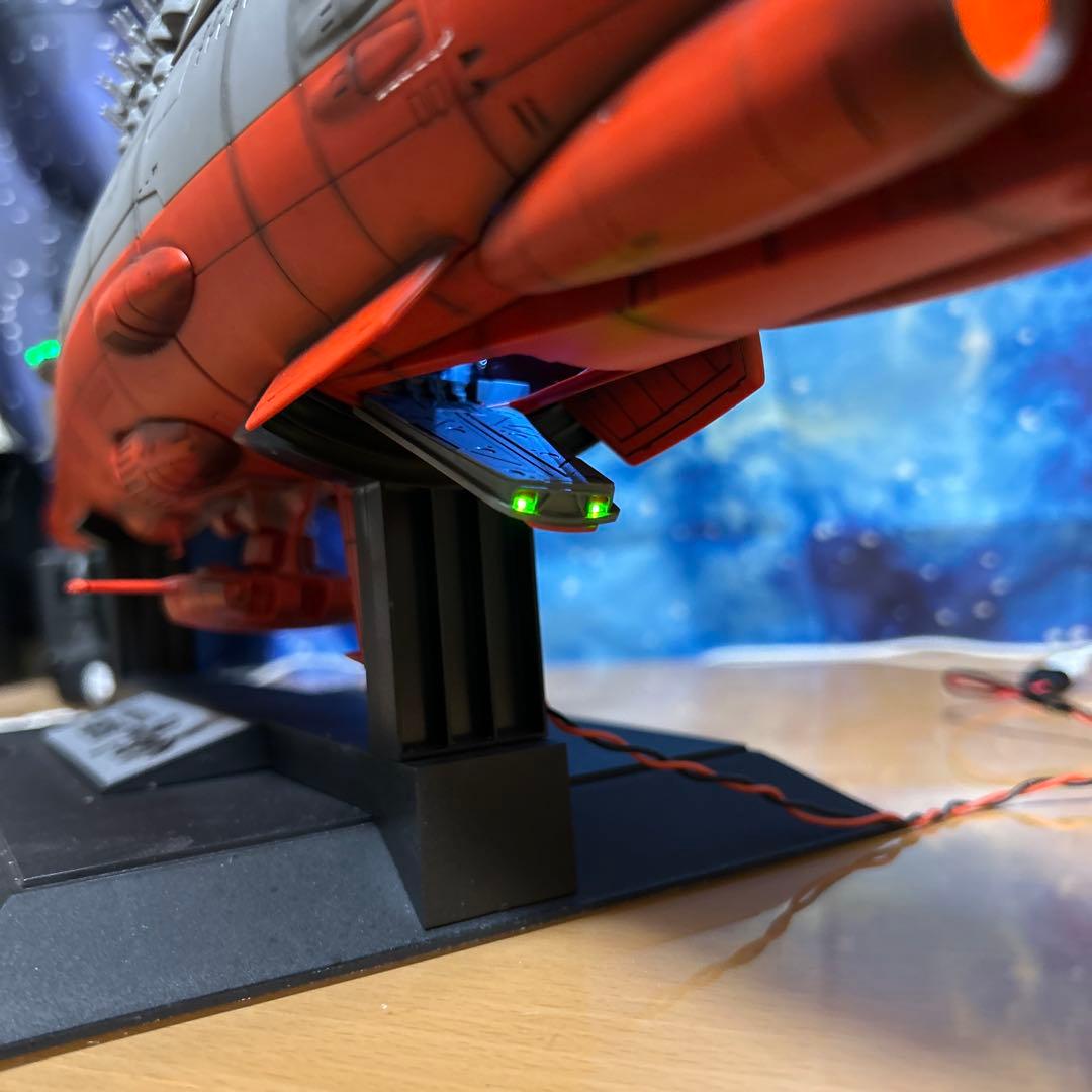 宇宙戦艦ヤマト2199 1/500フル電飾済み(今回はエンチョコちゃん)