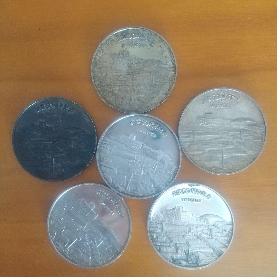 純銀製？1968年 松下電工株式会社 創業50周年記念メダル 松下幸之助