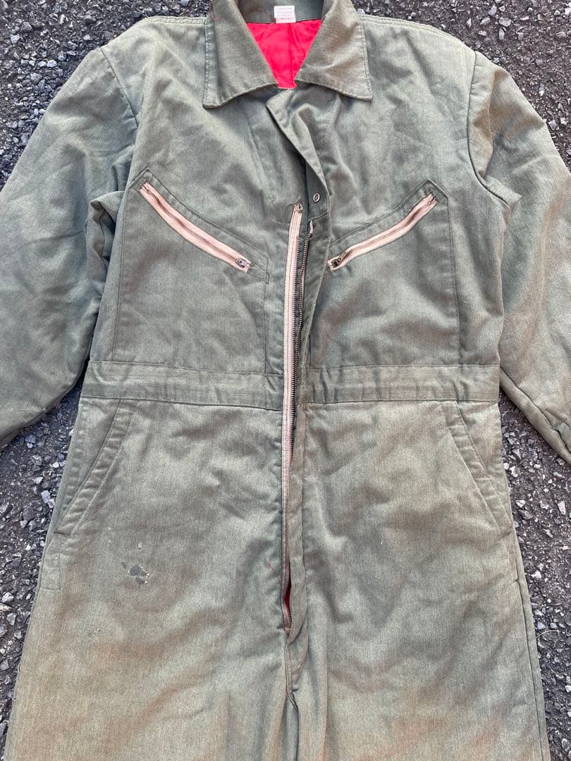 US製 ヴィンテージ つなぎ キルトインナー LARGEMEDIUM