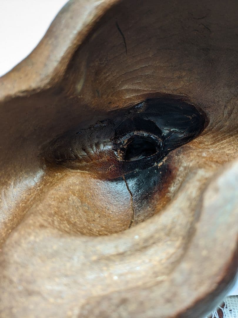 備前焼 布袋香炉 合箱 伏香炉 布袋様 七福神 置物 縁起物 香道具 工芸品