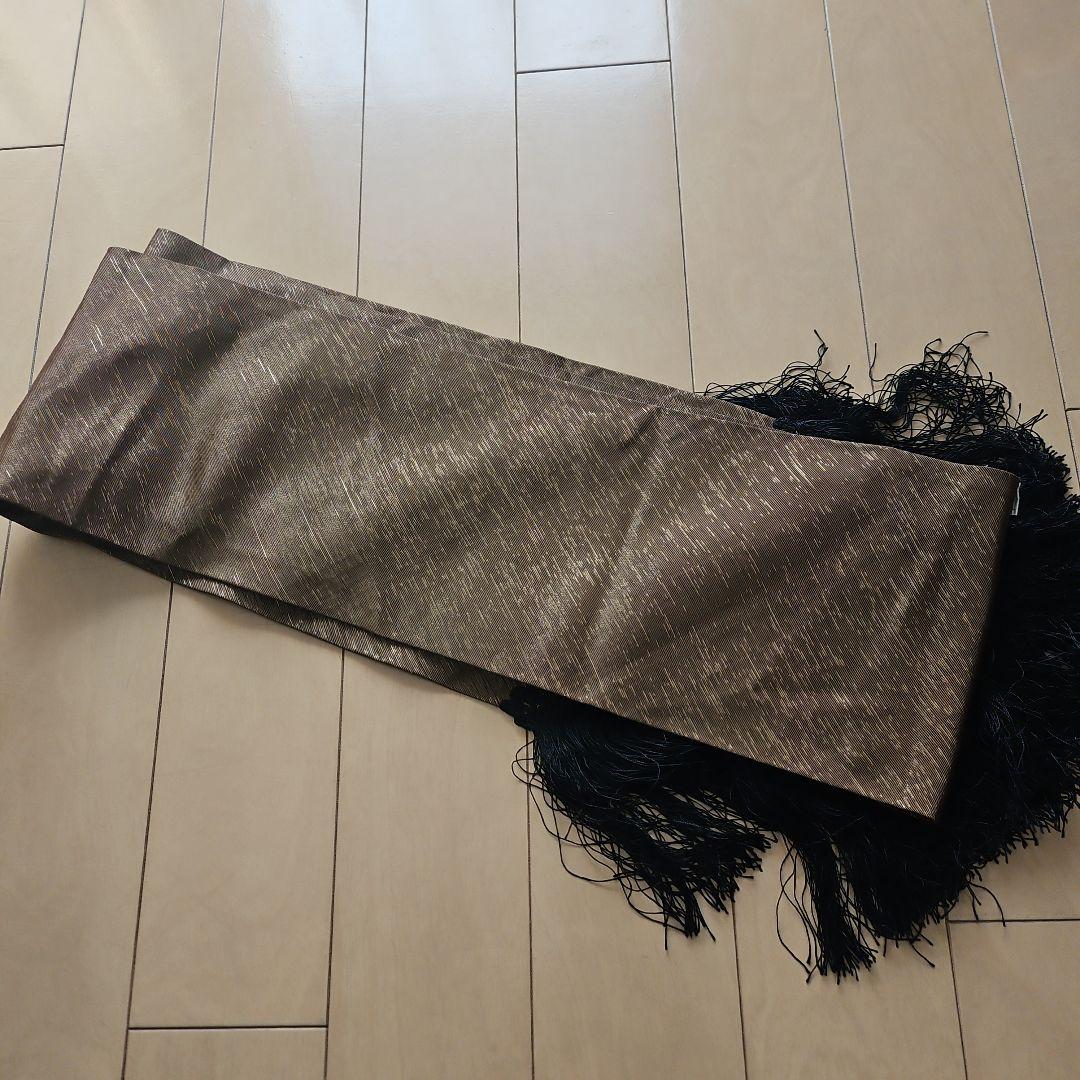 希少 クリスチャンディオール カシミヤ フリンジマフラー ブラウン系 ラメ仕様