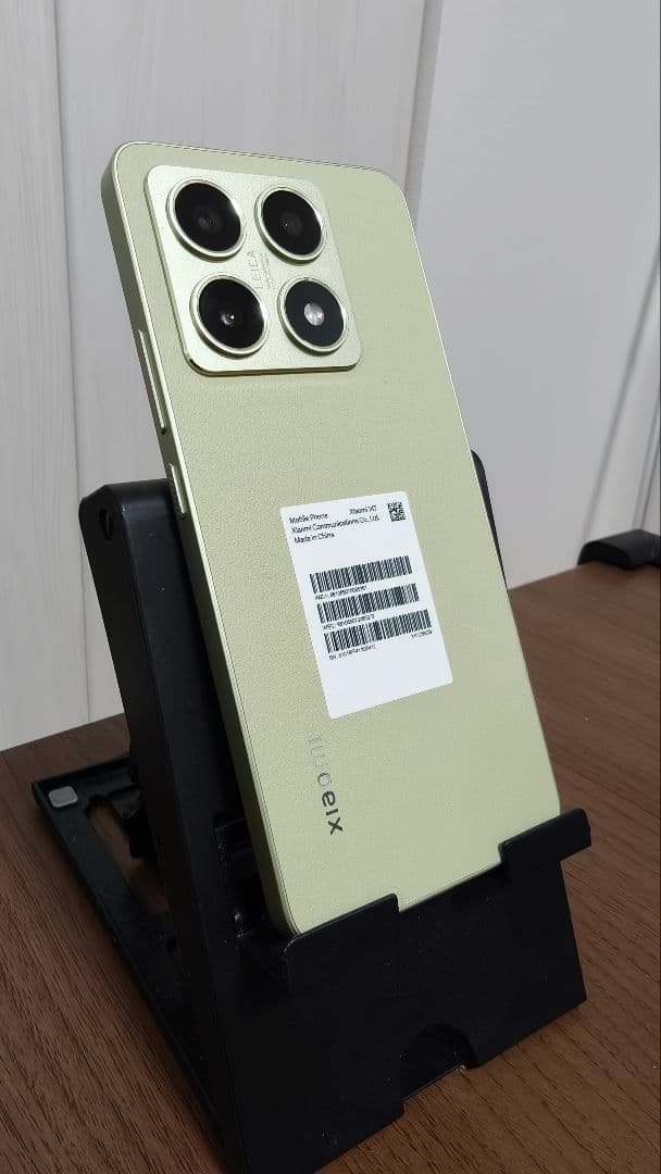 【匿名配送】Xiaomi 14T レモングリーン 本体
