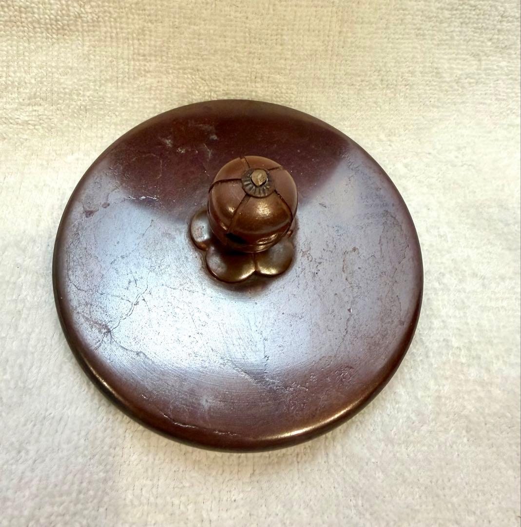 茶道具 鉄瓶 薬缶 ビンテージ レトロ 笹の葉模様【匿名配送】