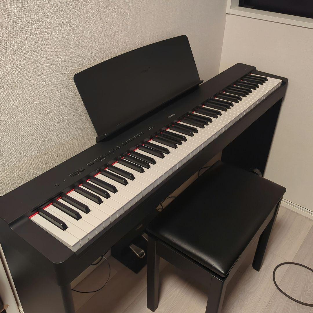 YAMAHA P-225 スタンド・椅子・ペダル・ワイヤレスヘッドホン付