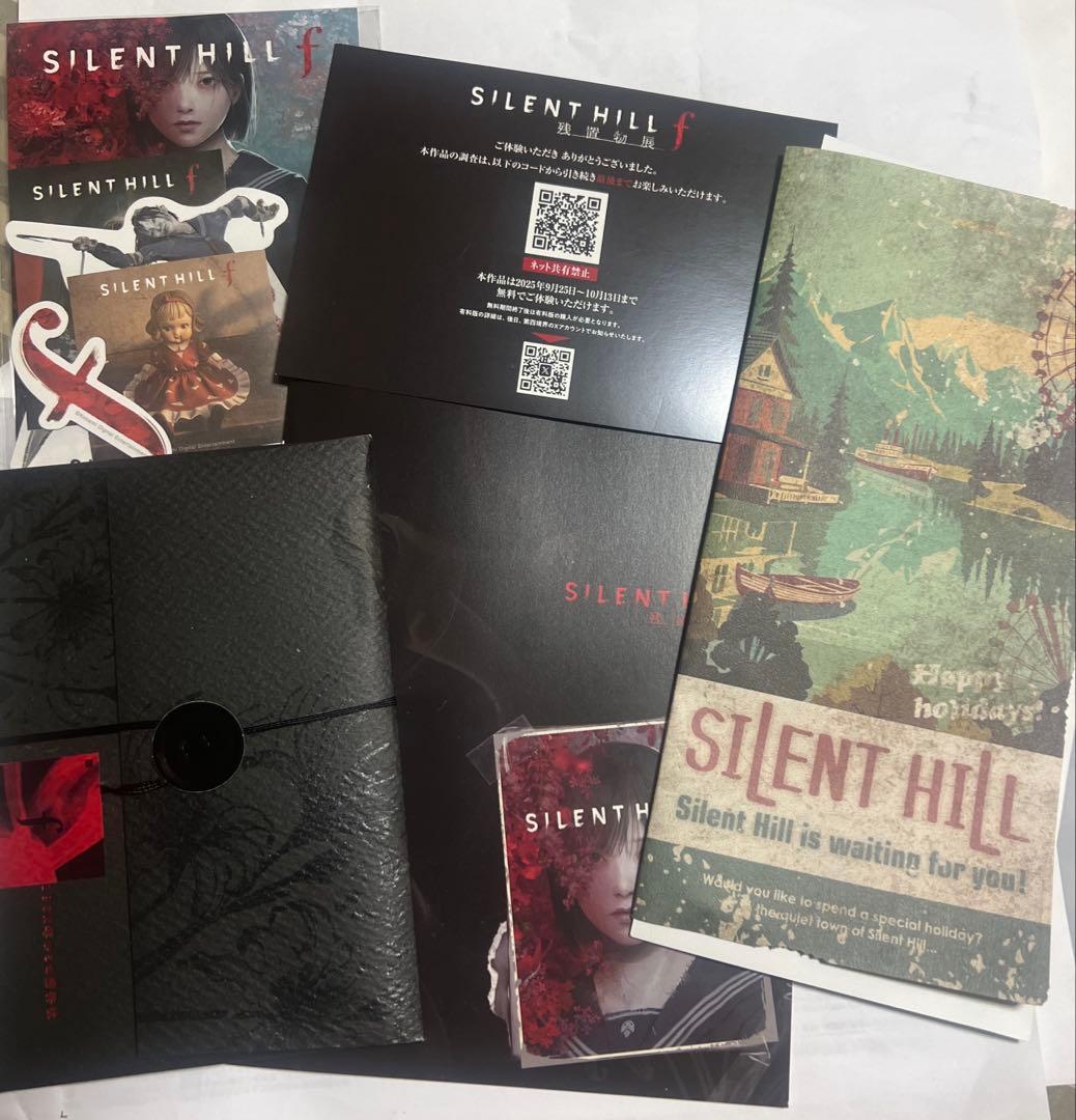 TGS2025 サイレントヒルf ノベルティ3種セット　残置物展＋マップ