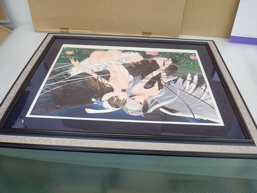 ㉘新品・保証書付 Tony　「白と黒のオデット」ミクスドメディア アールビバン