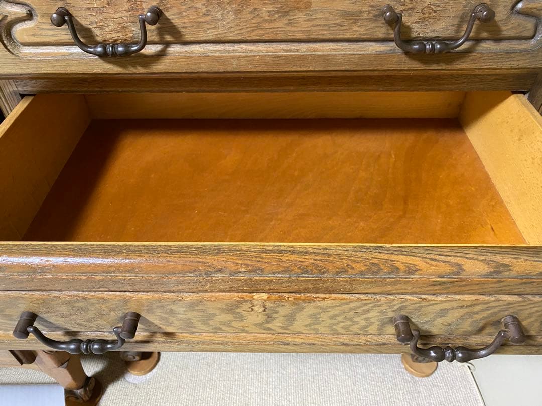 クラシックスタイル 木製チェスト 3 セット