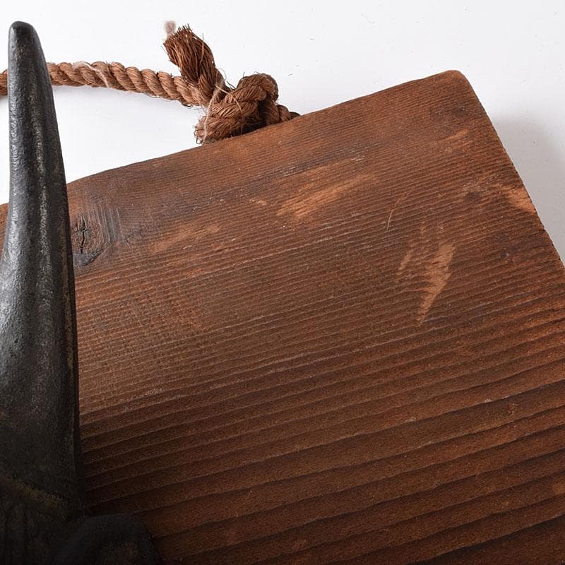 南部鉄器　能面　お面　般若　壁掛　C　7564C