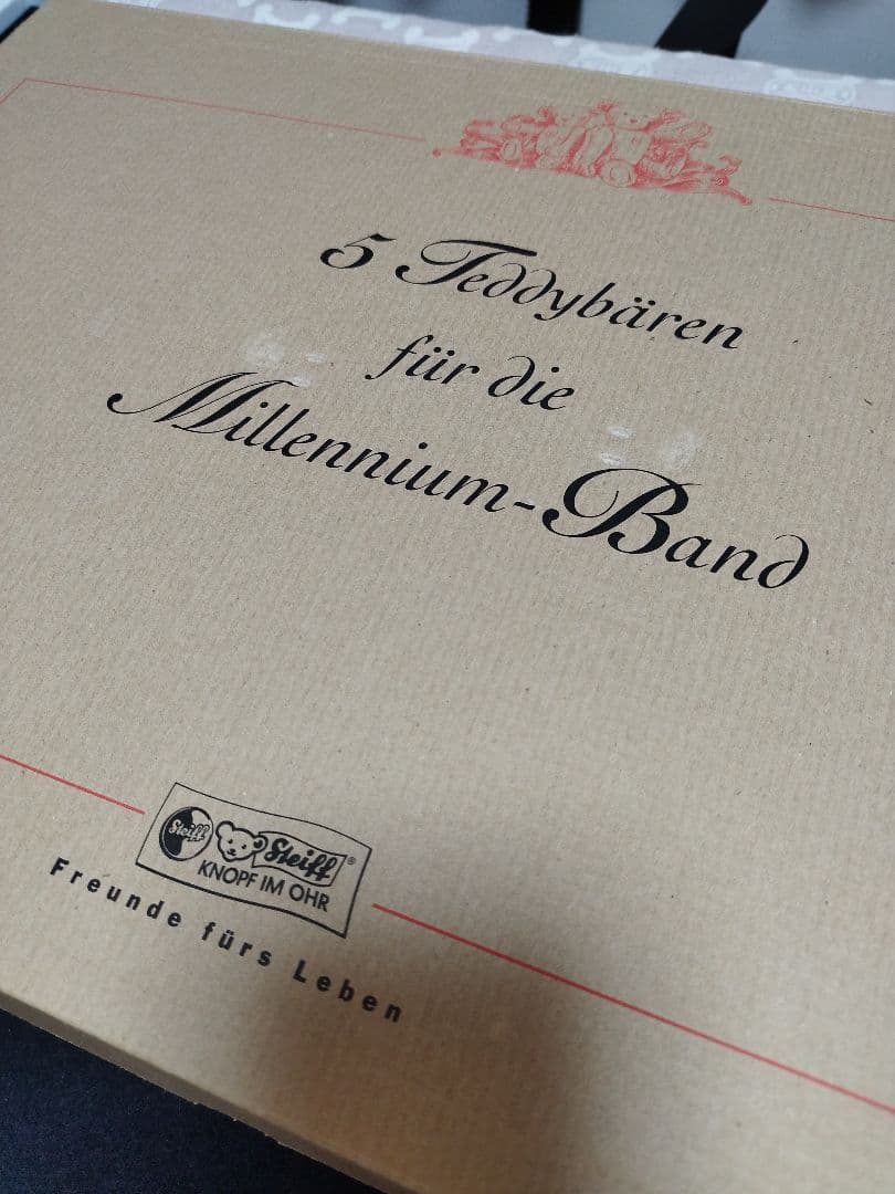 steiff シュタイフ　ミレニアム　ミュージカルバンドスタンド　テディベア