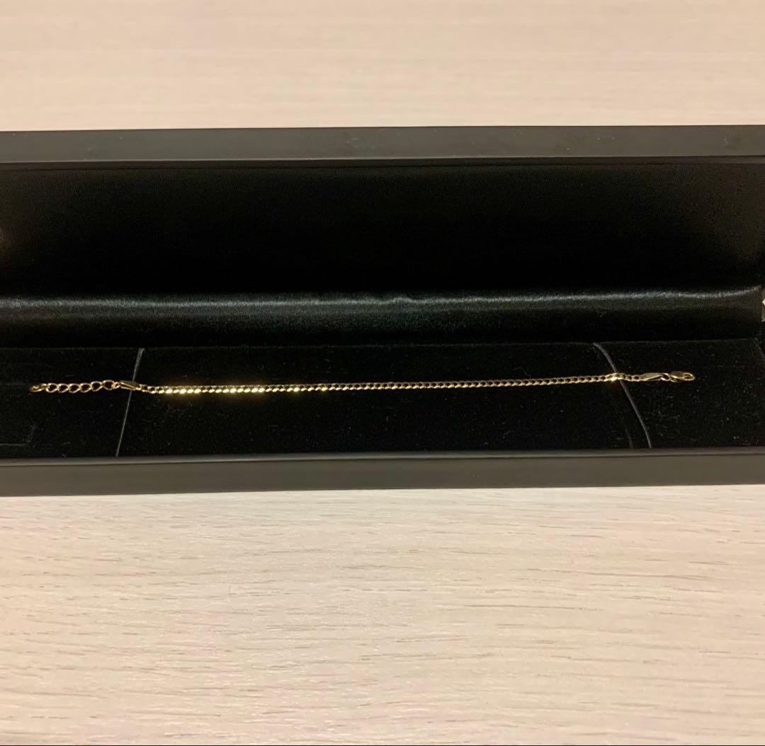 AVALANCHE 10K イエローゴールドキューバンブレスレット