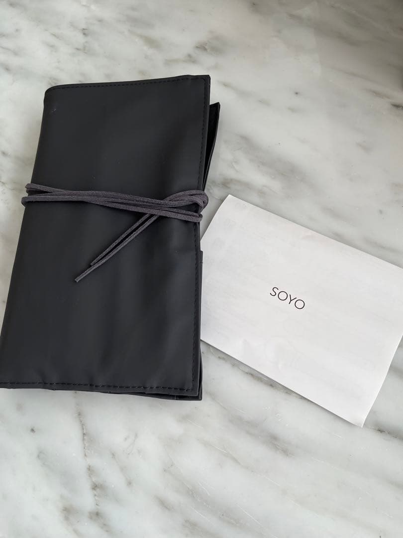 SOYO メイクブラシ10本セット　ケース付MIYABI