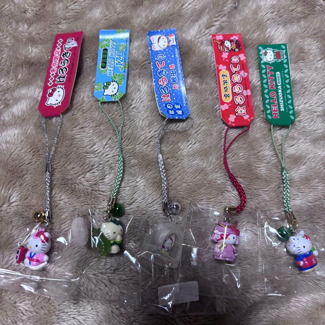 星*奨様 ハローキティ ご当地 根付け ストラップ 50点 まとめ売り
